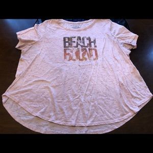 Lane Bryant Beach Bound Shirt